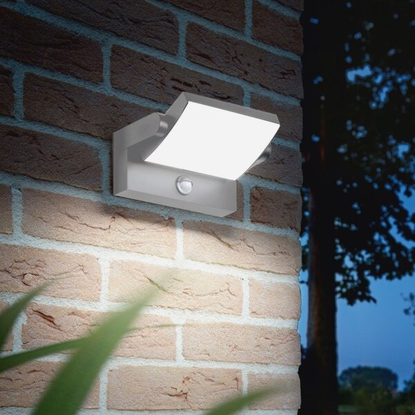 Ideal Lux -LED lampada da parete per esterni con sensore SWIPE LED/21W/230V CRI90 IP54 grigio