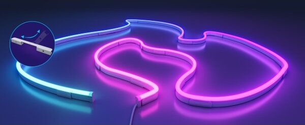 Govee - Neon 2 MATTER striscia LED flessibile 3m RGBIC Wi-Fi