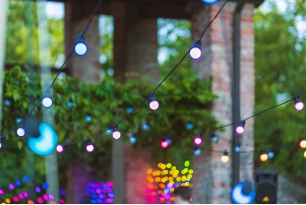 Twinkly TWF020STP-BEU - LED RGB da esterno catena decorativa 20xLED 14m IP44 Wi-Fi