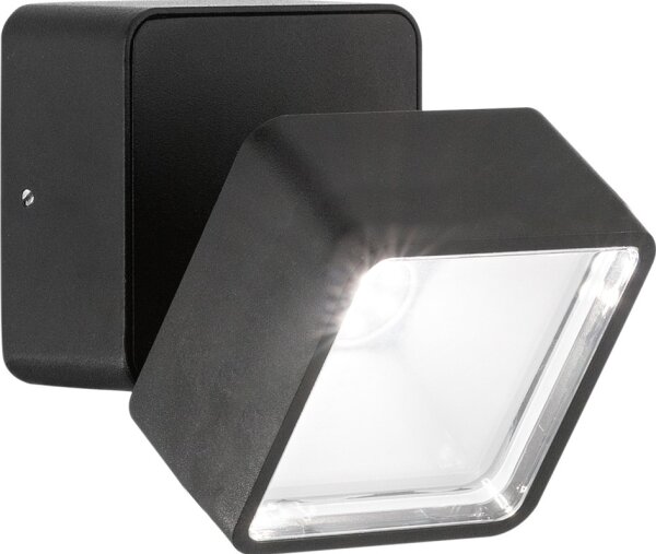 Ideal Lux - Lampada da parete da esterno a LED OMEGA LED/7W/230V CRI 90 IP54 marrone