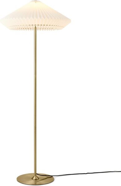 Halo Design 745050 - Lampada da terra PARIS 1xE27/40W/230V ottone/bianco/rovere