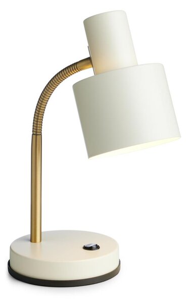 Halo Design 746910 - Lampada da tavolo VOGUE 1xE27/40W/230V crema/ottone