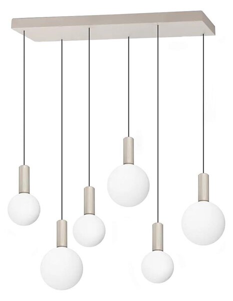 Ideal Lux - Lampadario LED sospeso con cavo ODEON LED/39W/230V CRI 90 beige/bianco