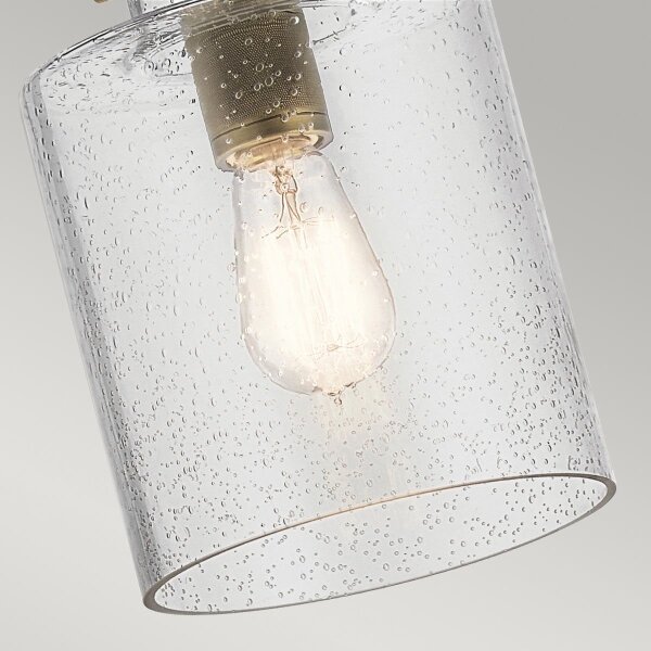 Quintiesse QN-KITNER-P-NBR - Lampadario a stelo KITNER 1xE27/60W/230V oro/nero