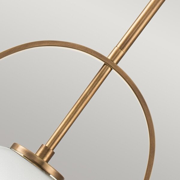 Quintiesse QN-SOMERSET-P-O-HB - Lampadario su asta SOMERSET 1xE27/60W/230V, finitura bronzo