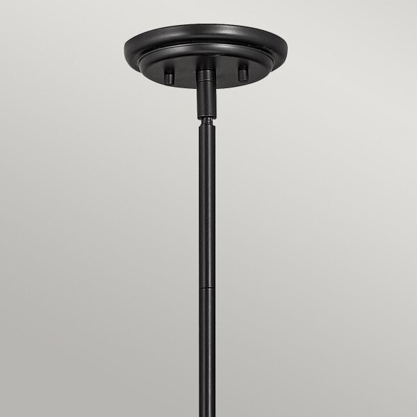 Quintiesse QN-SOMERSET-P-O-BK - Lampada a sospensione a stelo SOMERSET 1xE27/60W/230V nero