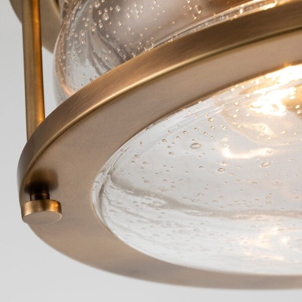 Quintiesse QN-ASHLANDBAY-F-NBR-BATH-Kou. Plafoniera ASHLAND per bagno, 2x portalampade E27, max 60 W, 230 V, IP44