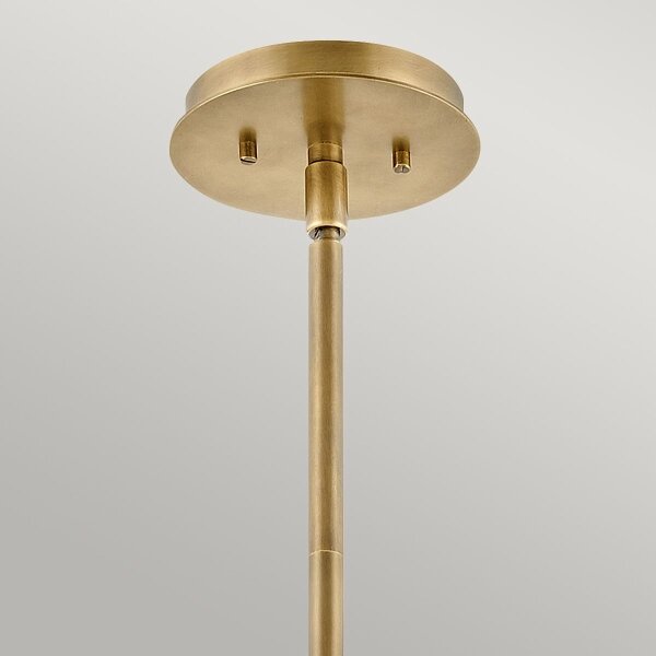 Quintiesse QN-LOTUS-P-HBR - Lampadario su asta LOTUS 1xE27/60W/230V dorato