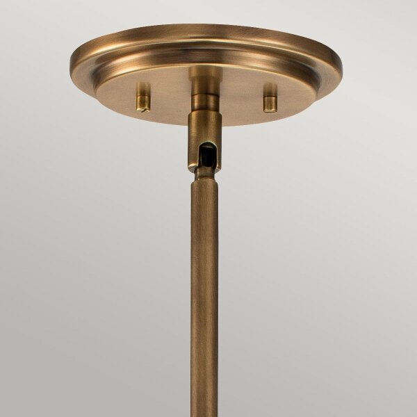 Quintiesse QN-SOMERSET-P-C-HB - Lampadario a stelo SOMERSET 1xE27/60W/230V bronzo