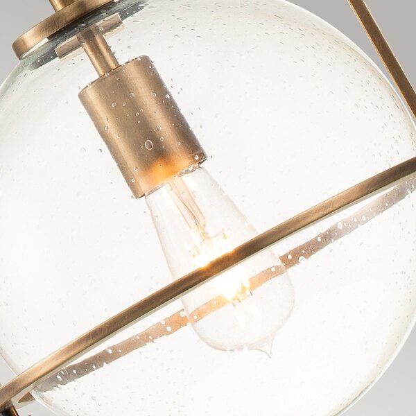 Quintiesse QN-SOMERSET-P-C-HB - Lampadario a stelo SOMERSET 1xE27/60W/230V bronzo