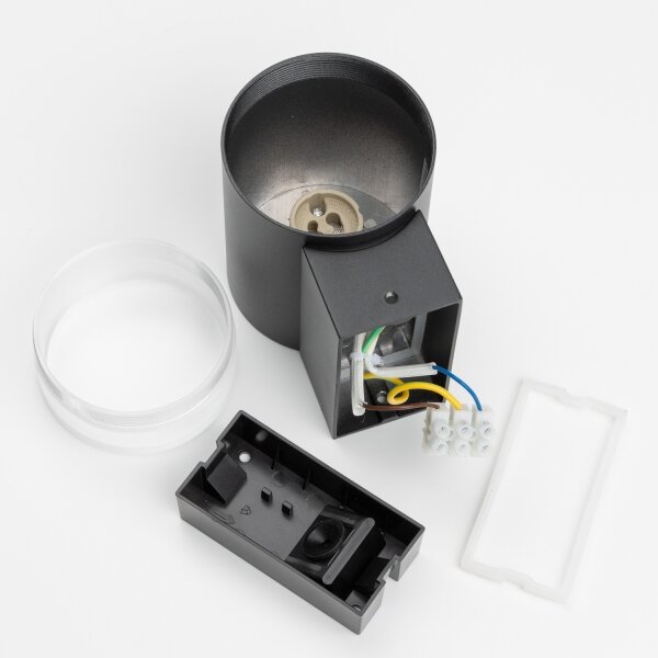 Brilagi - Applique da esterno LED RGBW MATERA 1xGU10/4,8W/230V nero IP54