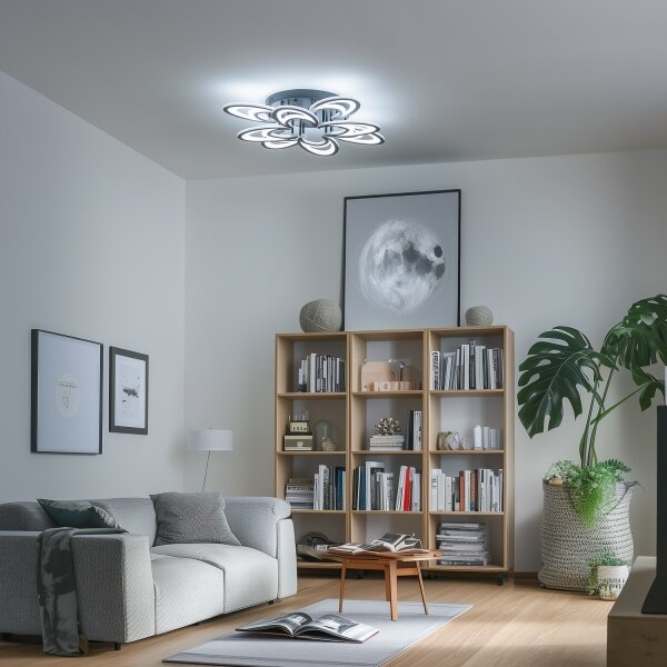 Brilagi - Lampadario a plafone LED dimmerabile TWIST LED/125W/230V 3000-6500K + +TC