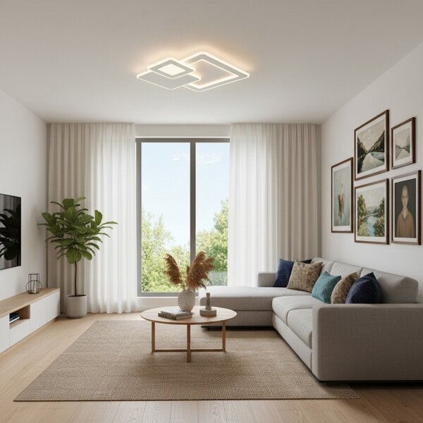 Brilagi - Plafoniera a LED dimmerabile MODERN LED/93W/230V 3000-6000K + telecomando