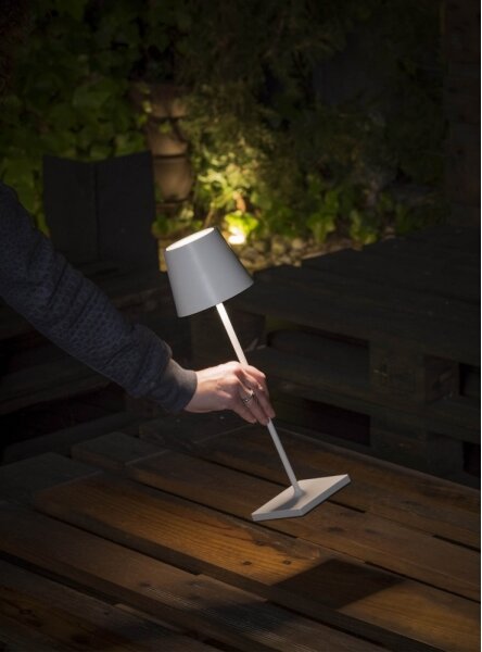 FARO 70775 - Lampada da tavolo LED da esterno con funzione Touch TOC LED/2,2W/3,7V/230V IP54
