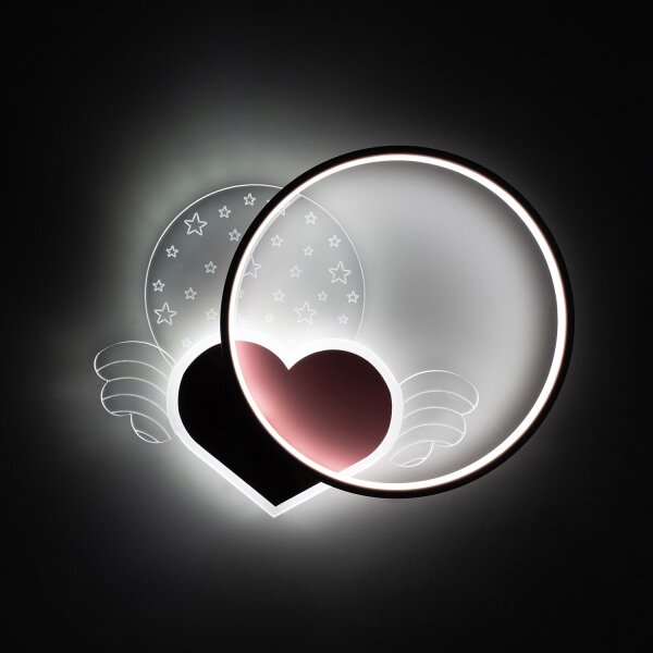 Brilagi - Plafoniera LED per bambini LOVE LED/48W/230V 3000/4500/6000K rosa