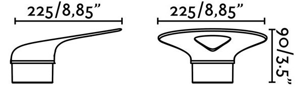 FARO 71223 - Applique a LED da esterno LOTUS LED/18W/230V IP65