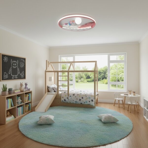 Brilagi - LED dimmerabile. Plafoniera per cameretta UNICORN LED/68W/230V 3000-6000K + telecomando