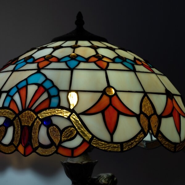 Brilagi - Lampada da tavolo in stile Tiffany MIRABELLA 1xE27/60W/230V