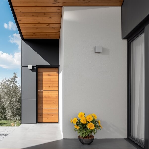 Brilagi - Applique a LED da esterno CUBE LED/6W/230V grigio IP54
