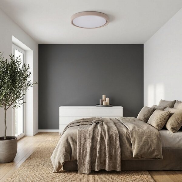 Brilagi - Lampada LED dimmerabile MATTEO LED/60W/230V 3000-6500K diam. 51,5 cm taupe+telecomando
