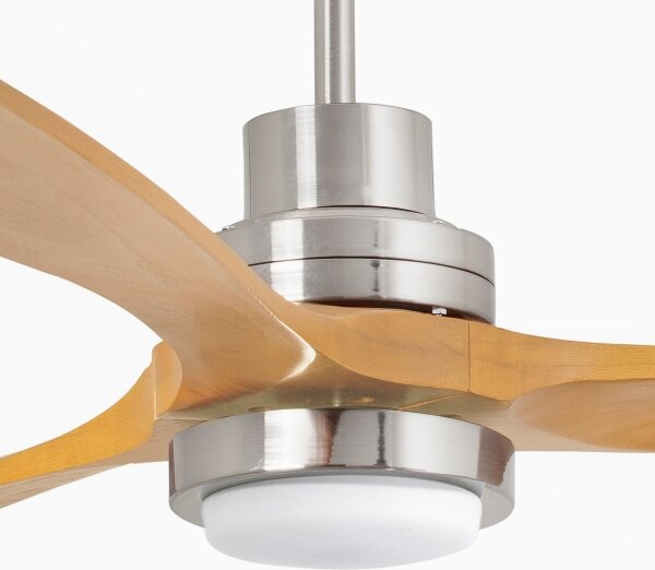 FARO 33560DC - Plafoniera LED LANTAU LED/15W/230V legno/cromo + +TC