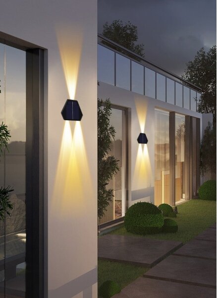 Immax 08488L - Lampada solare da parete LED 2W 5V IP54 con sensore