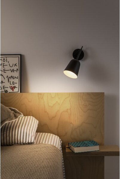 FARO 28257 - Applique STUDIO 1xE14/8W/230V nero
