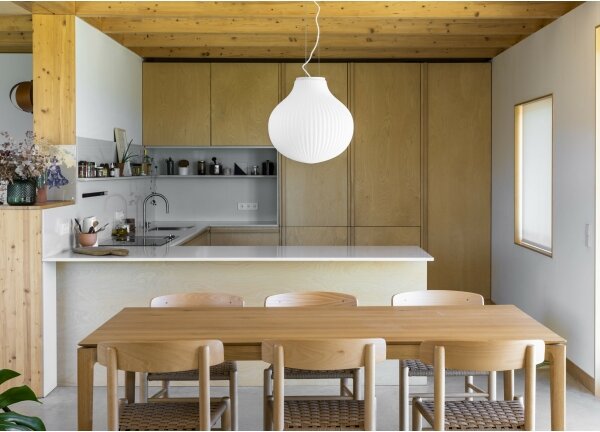 FARO 28301 - Lampadario a sospensione con filo ISABELLE 1xE27/15W/230V diametro 40 cm bianco
