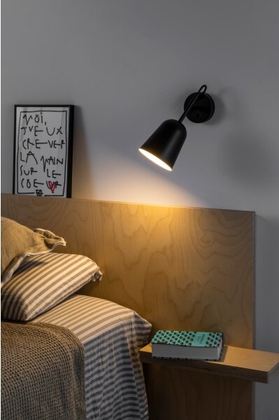FARO 28257 - Applique STUDIO 1xE14/8W/230V nero