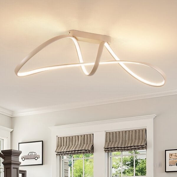 Brilagi-LED Plafoniera dimmerabile TWISTER LED/60W/230V 3000-6000K beige + telecomando