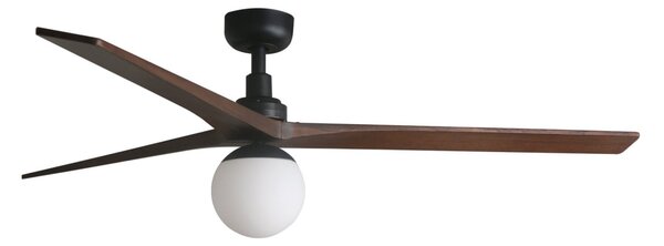 FARO 34276-11L - Ventilatore da soffitto KLIM L 1xE27/15W/230V noce/nero + +TC