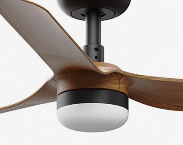 FARO 33823WT-1TW-LED Ventilatore dimmerabile MINI PUNT S 10W/230V marrone/nero d.90 cm WT + TC