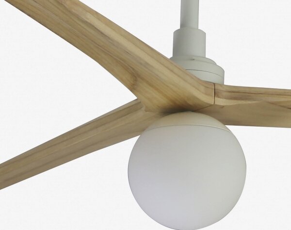 FARO 34279-11L - Ventilatore da soffitto KLIM L 1xE27/15W/230V quercia/bianco + +TC