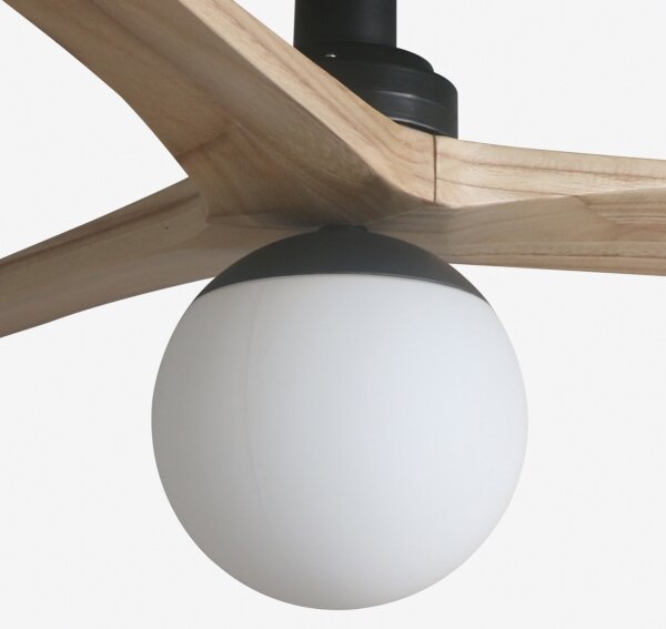 FARO 34284-11L - Ventilatore da soffitto KLIM S 1xE27/15W/230V pino/nero + +TC