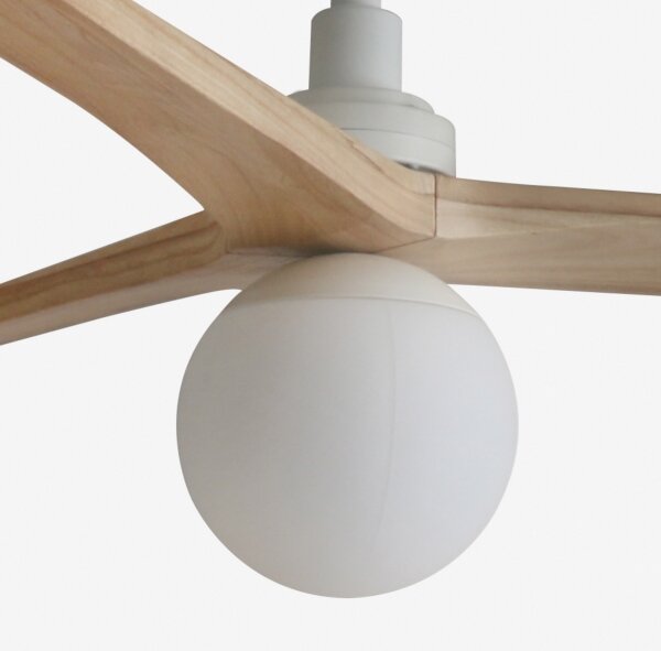 FARO 34280-11L - Ventilatore da soffitto KLIM M 1xE27/15W/230V pino/bianco + +TC