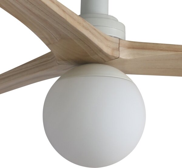 FARO 34281-11L - Ventilatore da soffitto KLIM S 1xE27/15W/230V pino/bianco + +TC