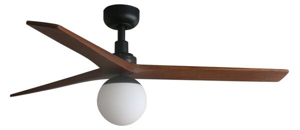 FARO 34277-11L - Ventilatore da soffitto KLIM M 1xE27/15W/230V noce/nero + +TC