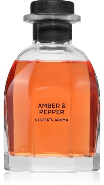 Sister's Aroma Home Fragrance Amber and Pepper diffusore di aromi 140 ml