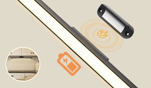 Aigostar - Illuminazione a specchio ricaricabile e dimmerabile LED/2,9W/5V
