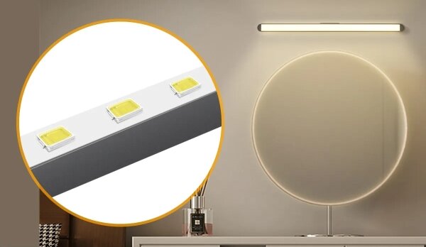 Aigostar - Illuminazione a specchio ricaricabile e dimmerabile LED/2,9W/5V