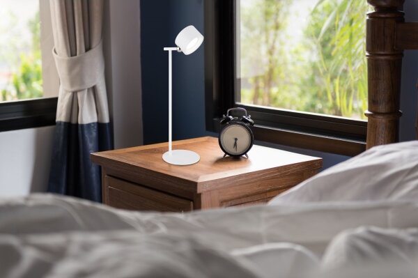 Globo 58436W - Lampada da tavolo LED dimmerabile con funzione Touch 4in1 JORJE LED/4W/5V bianco