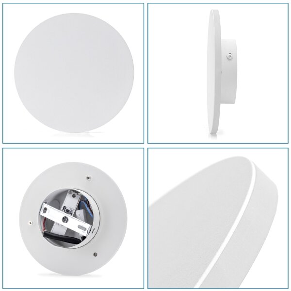 Aigostar - Applique a LED LED/6,5W/230V 6500K 18 cm bianco