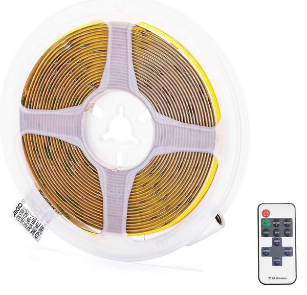 Aigostar - Striscia LED dimmerabile 5m LED/36W/24/230V 3000K + +TC