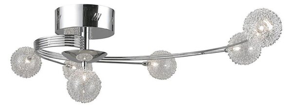 LUXERA 46010 - Lampadario fisso CASCADA 6xG4/20W/230V