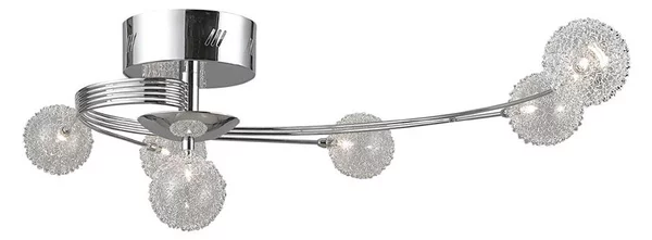 LUXERA 46010 - Lampadario fisso CASCADA 6xG4/20W/230V
