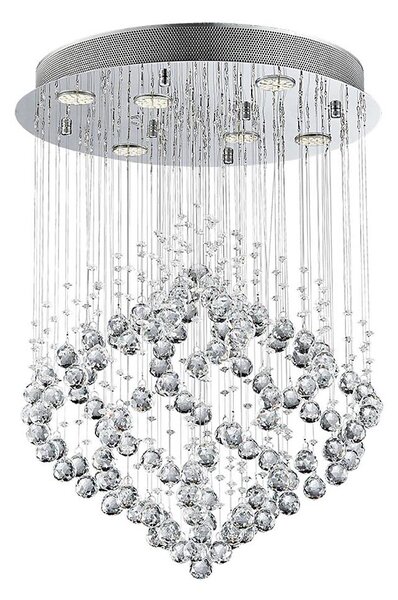 Luxera 62412 - Lampadario fisso di cristallo CHESTER 6xGU10/50W/230V