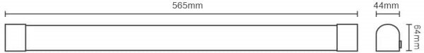 Lampada LED sottopensile LED/15W/230V IP44