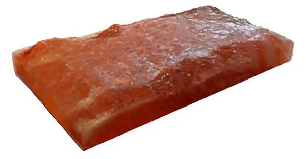Mattonella di Sale Himalayano Rosa naturale 20x10x5 con lato grezzo