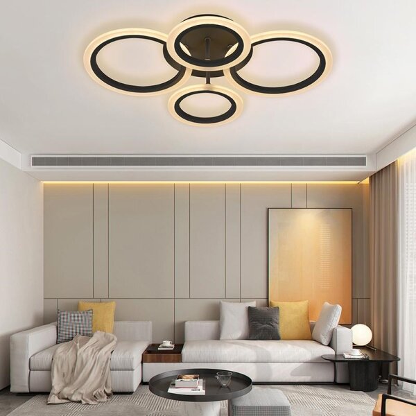 Brilagi - Plafoniera LED dimmerabile a montaggio superficiale ORBITS LED/50W/230V 3000-6500K + telecomando