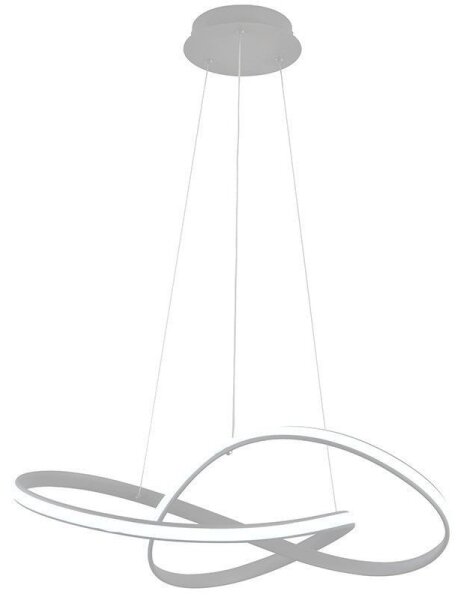Brilagi - Lampadario a sospensione con filo LED dimmerabile COSMOWAVE LED/70W/230V 3000-6500K argento + +TC